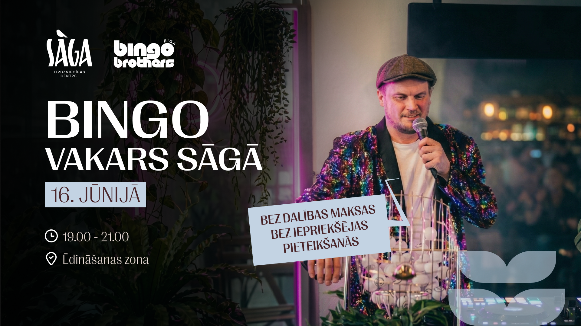 Bingo vakars 16. jūnijā