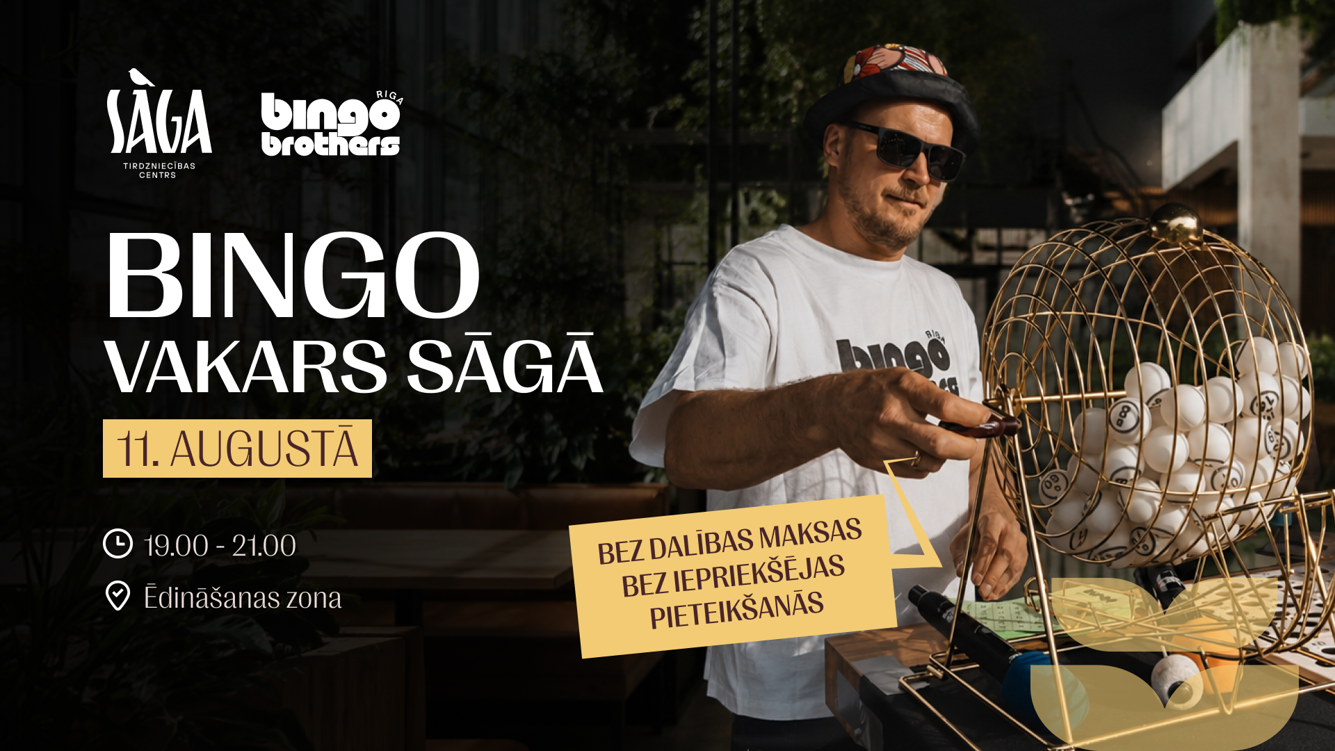 Bingo vakars 11. augustā