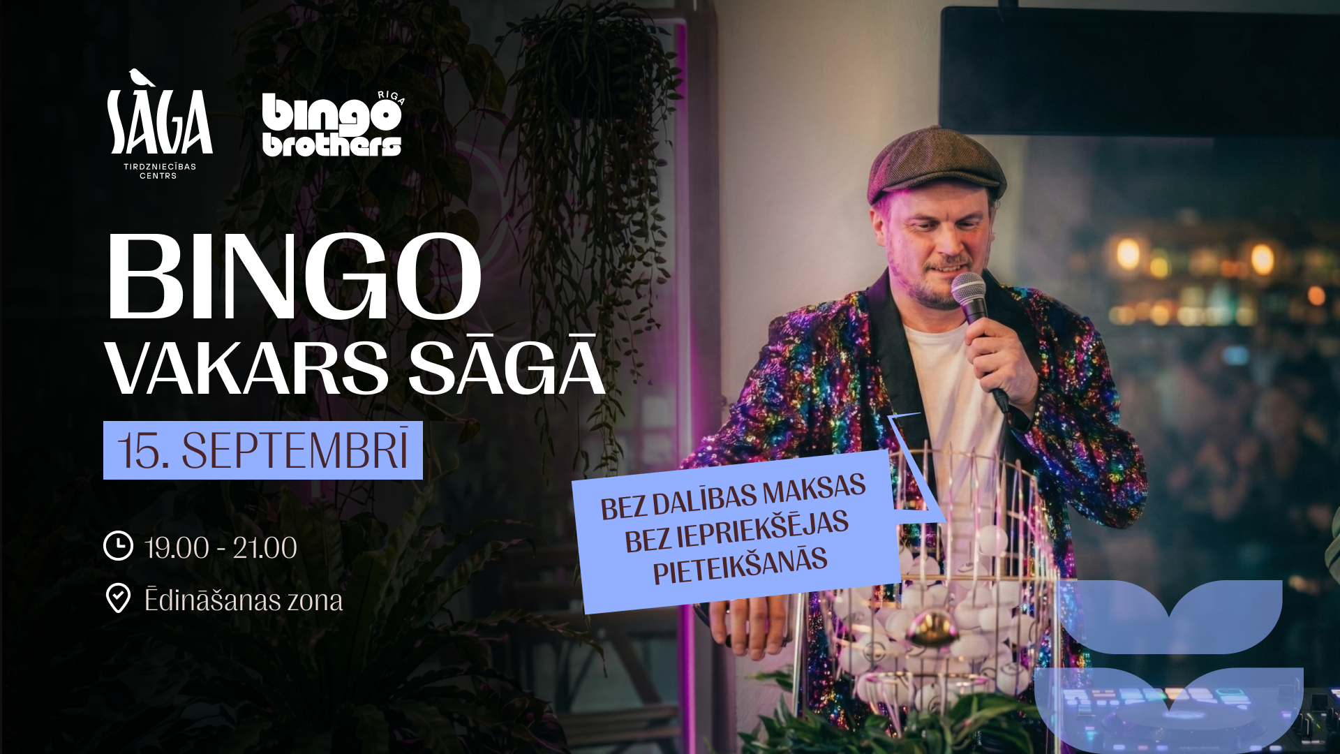 Bingo vakars 15. septembrī